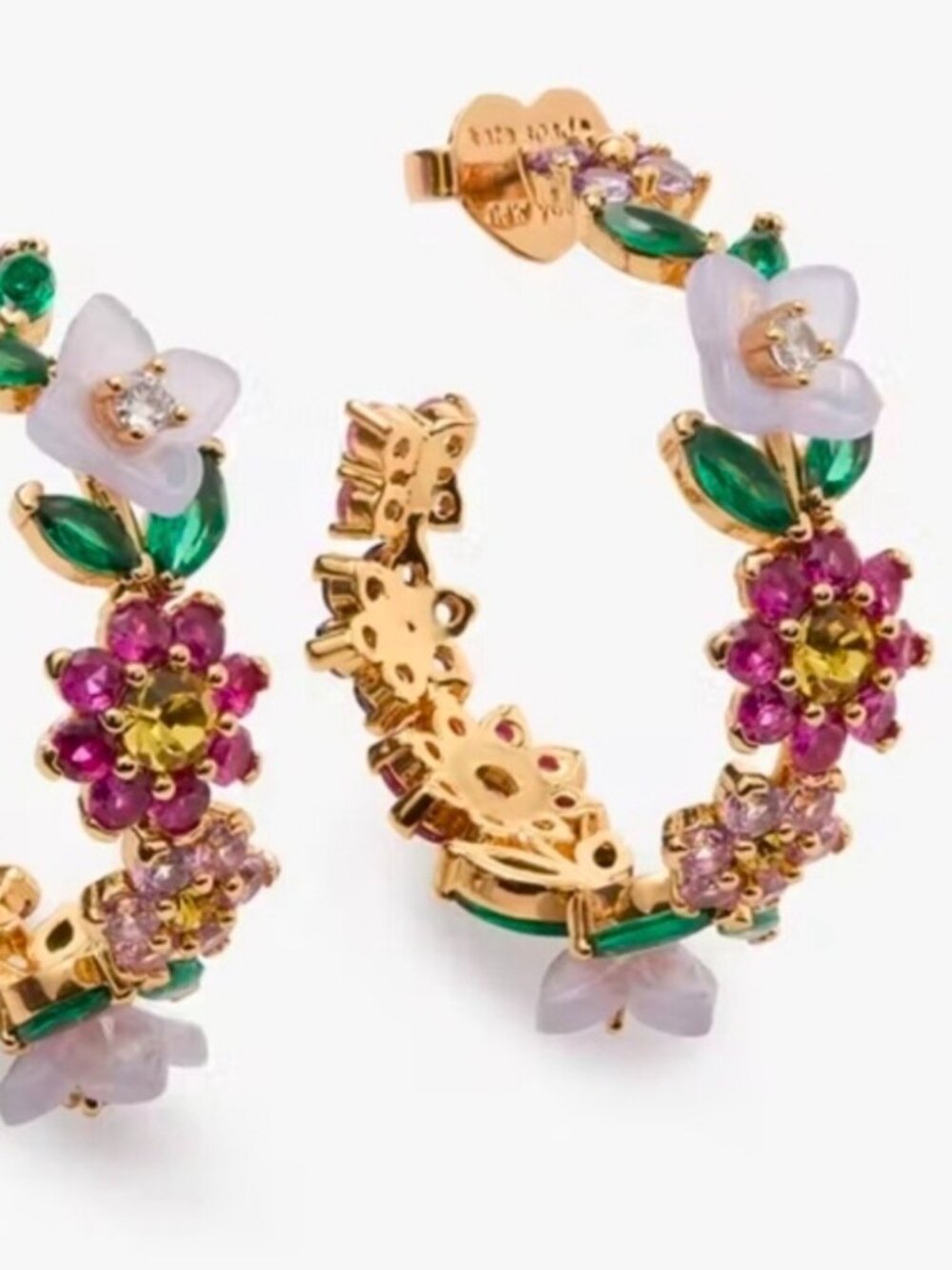 Bursting Blooms Hoops - Picture 3 of 6